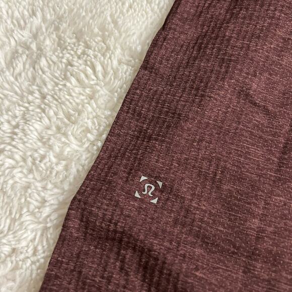 Lululemon Men's Metal Vent Tech Size Medium S Quarter Zip Pullover Red Stretch - Picture 7 of 7